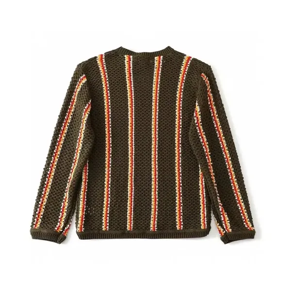 STUSSY Striped Knit Sweater 5