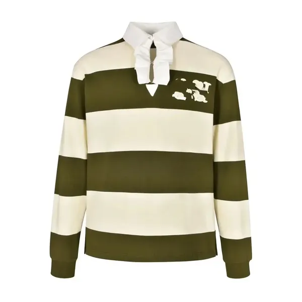 Green Pixel Art Pattern Sweater 4