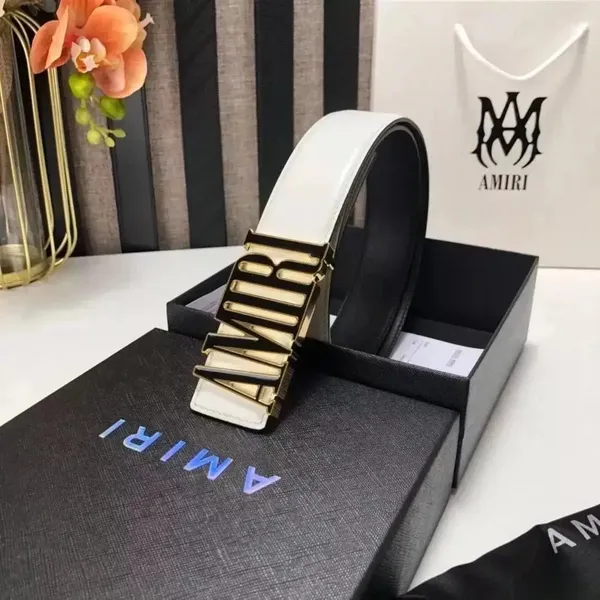 AMIRI Logo Buckle Belt [40 styles] 2