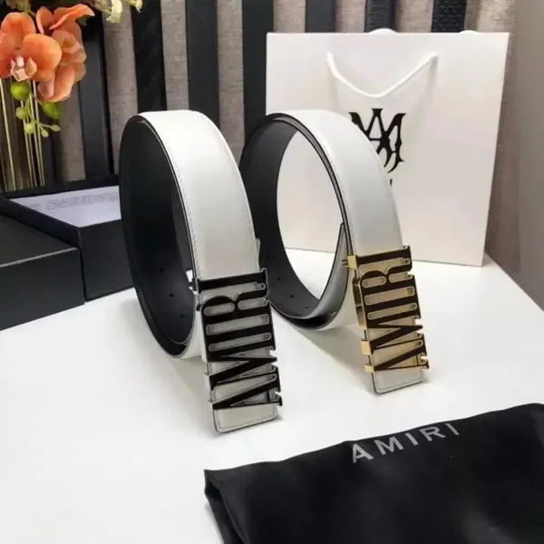 AMIRI Logo Buckle Belt [40 styles] 3