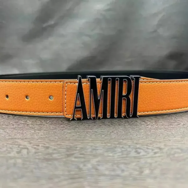 AMIRI Logo Buckle Belt [40 styles] 5