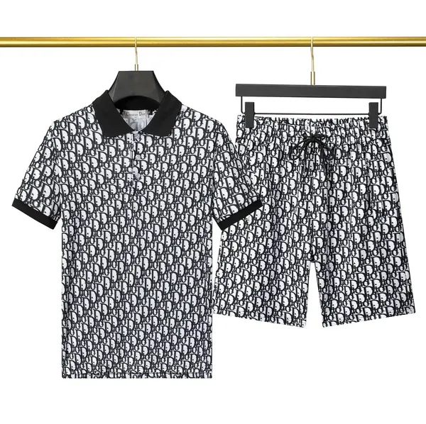 Balenciaga Polo-shirt and Shorts Set 5