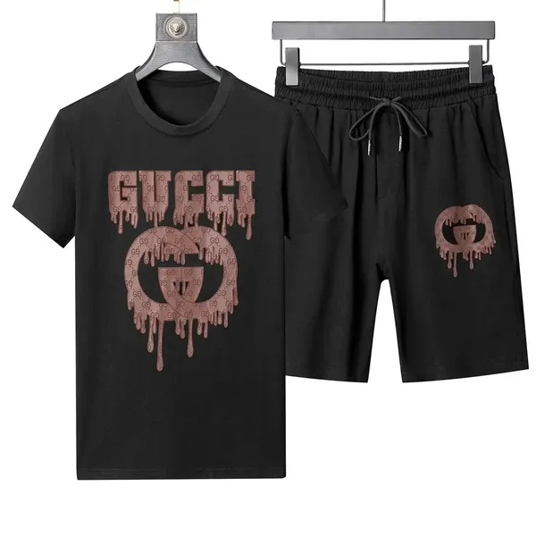 Balenciaga Polo-shirt and Shorts Set 2