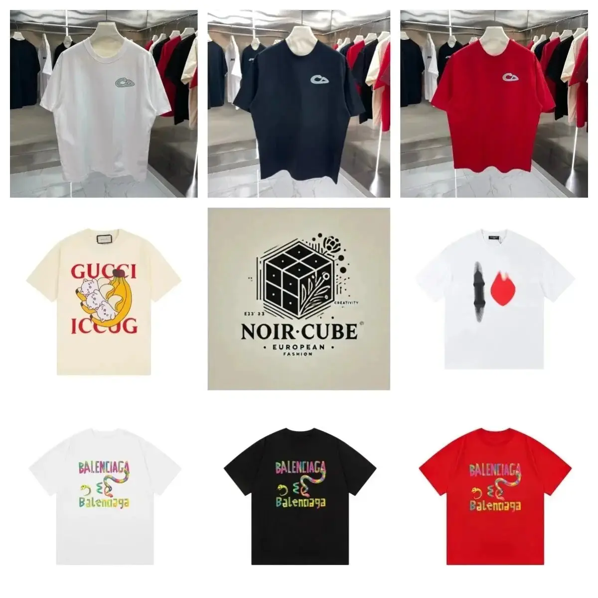 Fendi/Evisu/LV T-shirt(40 STYLE TOP)