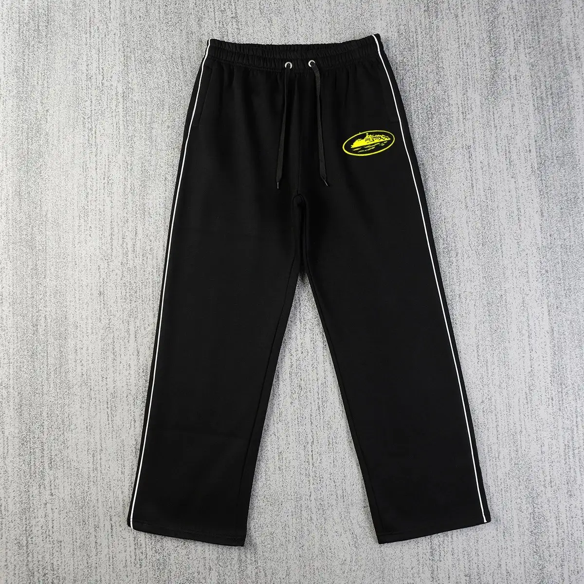 Black Track Pants with Side Stripes and Logo [26 styles]