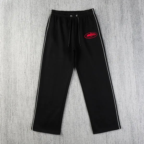 Black Track Pants with Side Stripes and Logo [26 styles] 5
