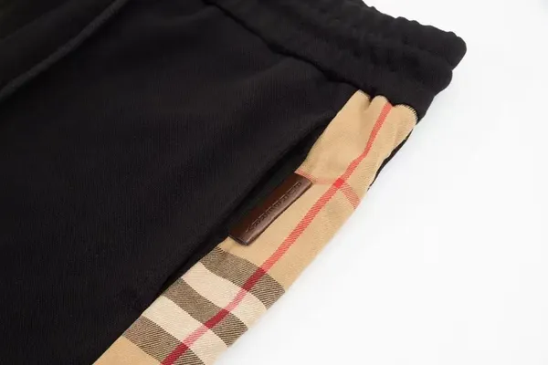 Burberry Check Panel Joggers 3
