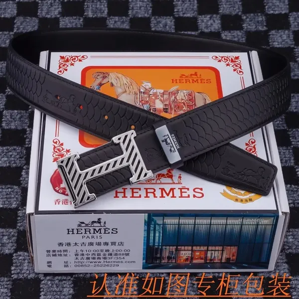 Herm S Leather Belt [6 styles] 2