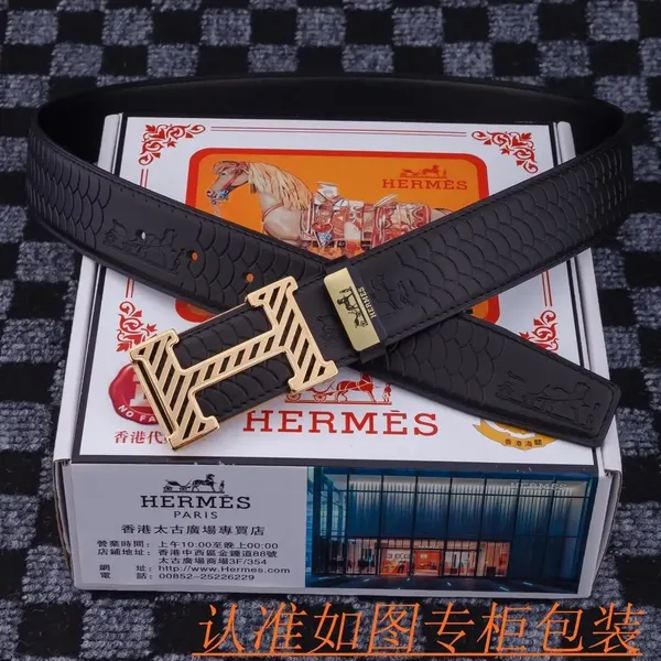 Herm S Leather Belt [6 styles] 3