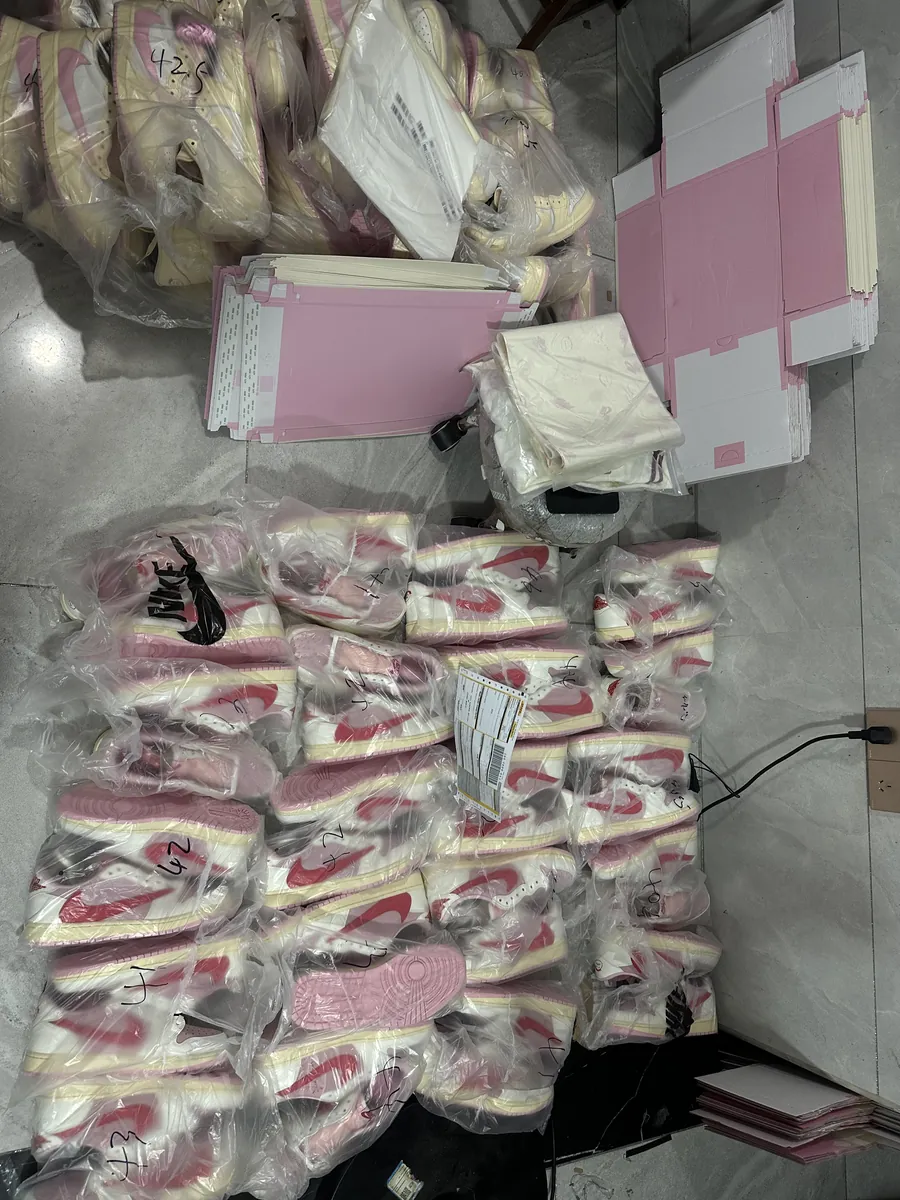 Items packed at the warehouse